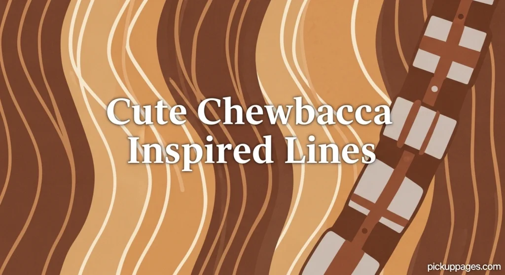 Cute Chewbacca Inspired Lines