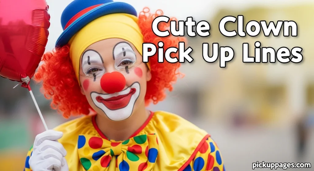 Cute Clown Pick Up Lines