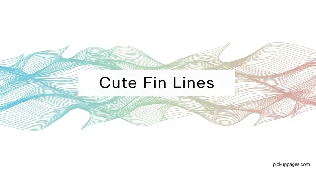 Cute Fin Lines