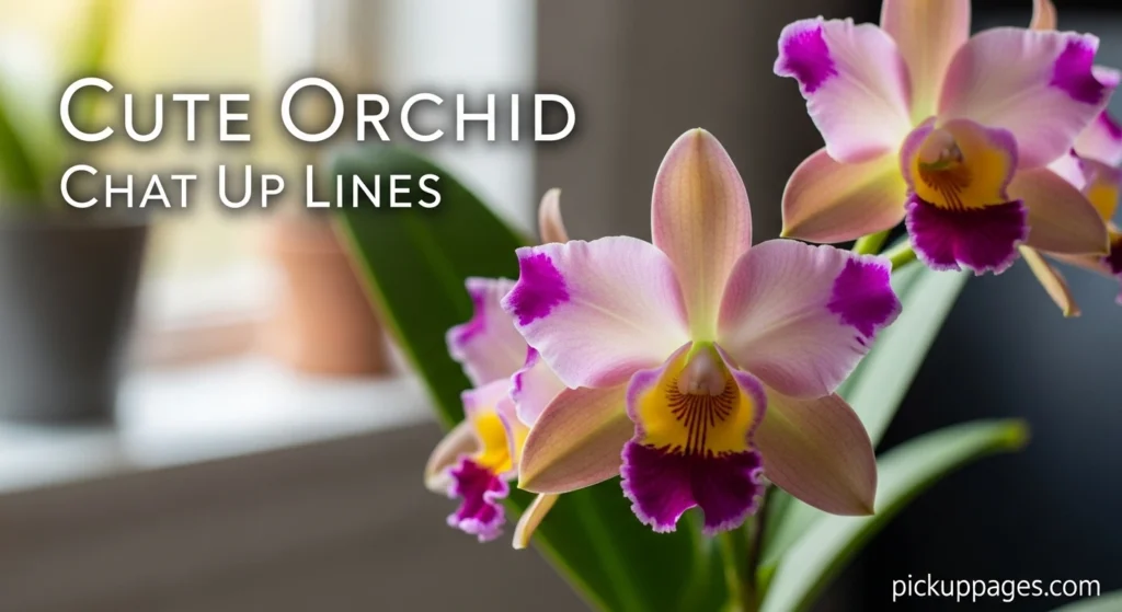 Cute Orchid Chat Up Lines