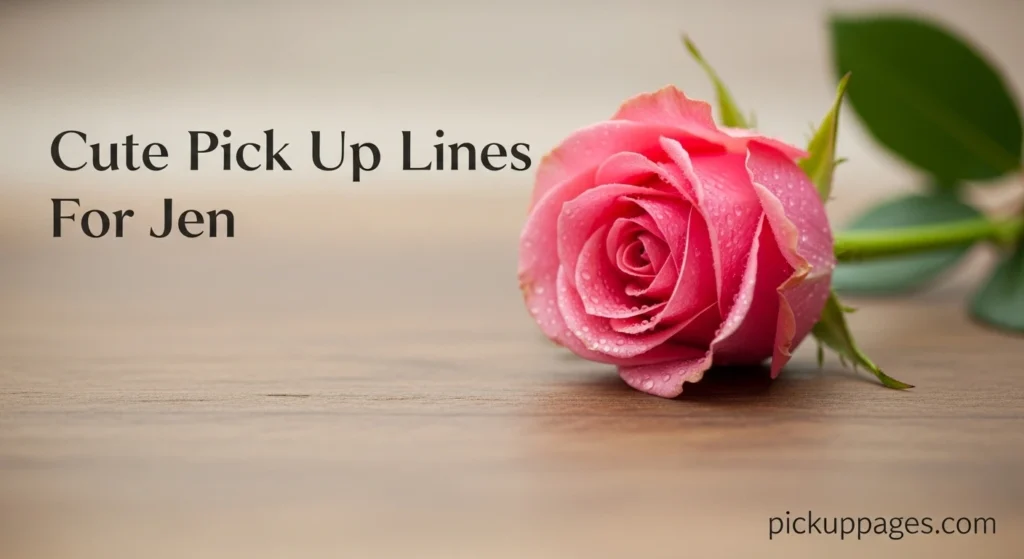 Cute Pick Up Lines For Jen