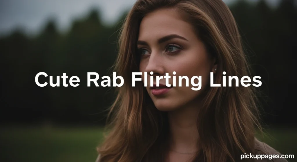 Cute Rab Flirting Lines