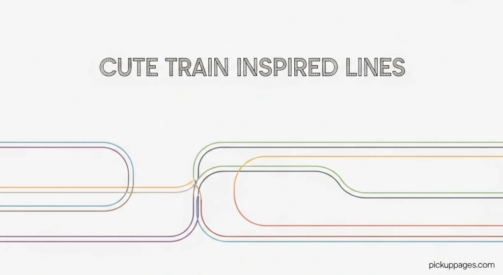 Cute Train Inspired Lines
