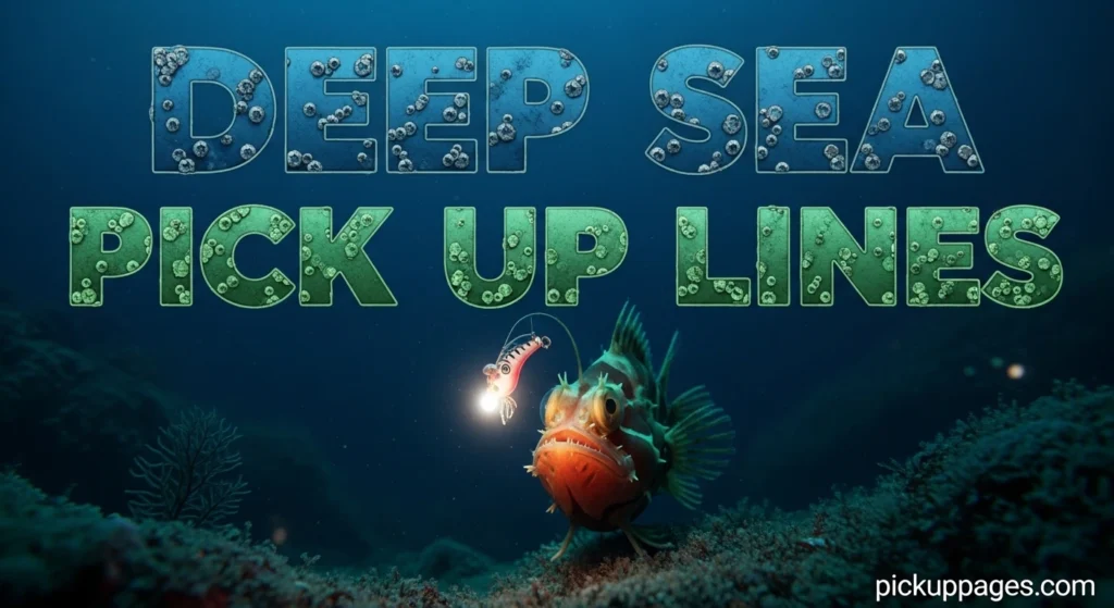 Deep Sea Pick Up Lines