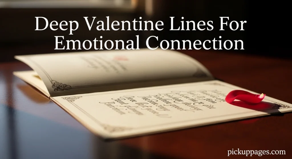 Deep Valentine Lines For Emotional Connection