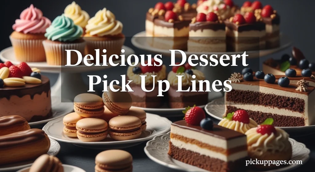 Delicious Dessert Pick Up Lines