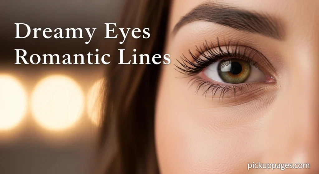 Dreamy Eyes Romantic Lines