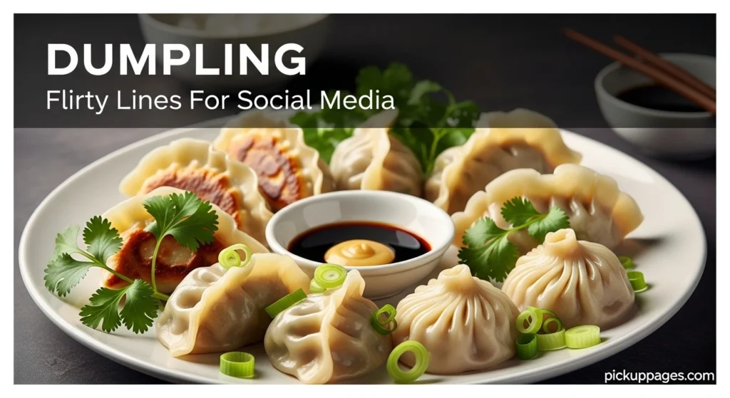 Dumpling Flirty Lines For Social Media
