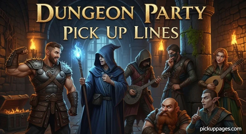 Dungeon Party Pick Up Lines