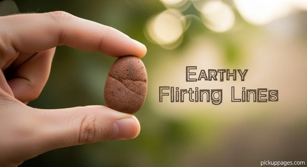 Earthy Flirting Lines