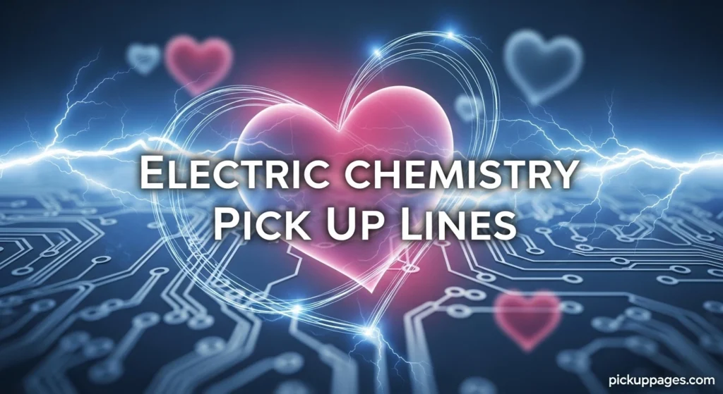 Electric Chemistry Pick Up Lines