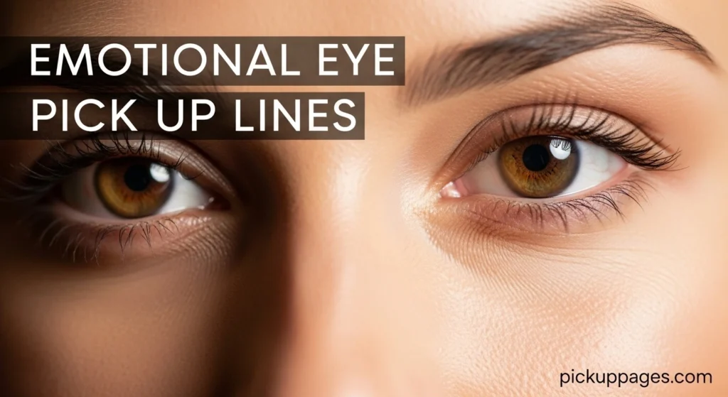 Emotional Eye Pick Up Lines