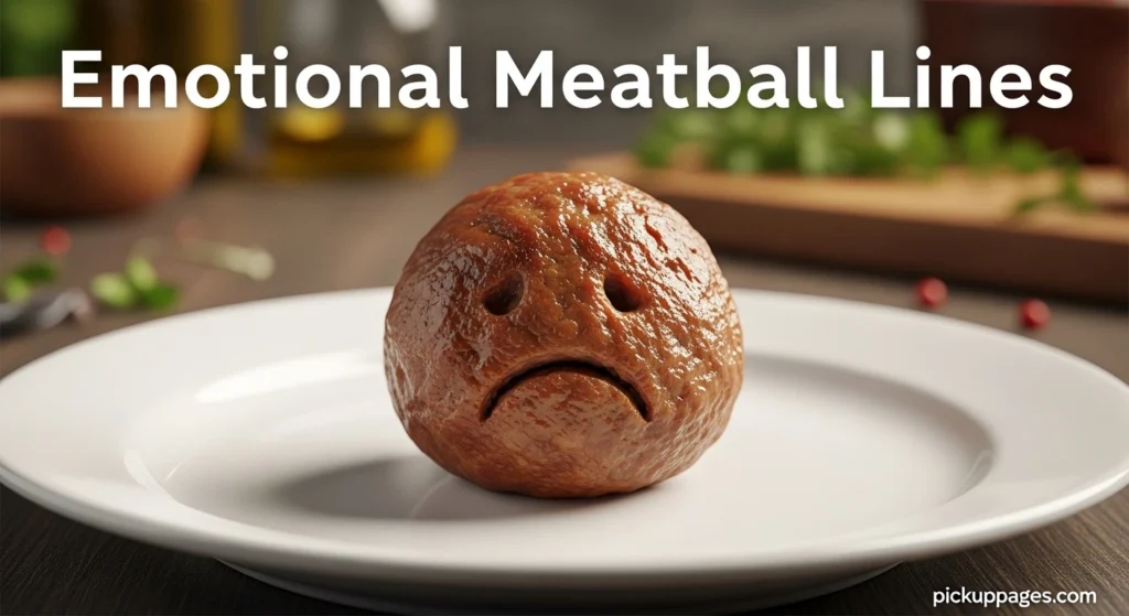 Emotional Meatball Lines