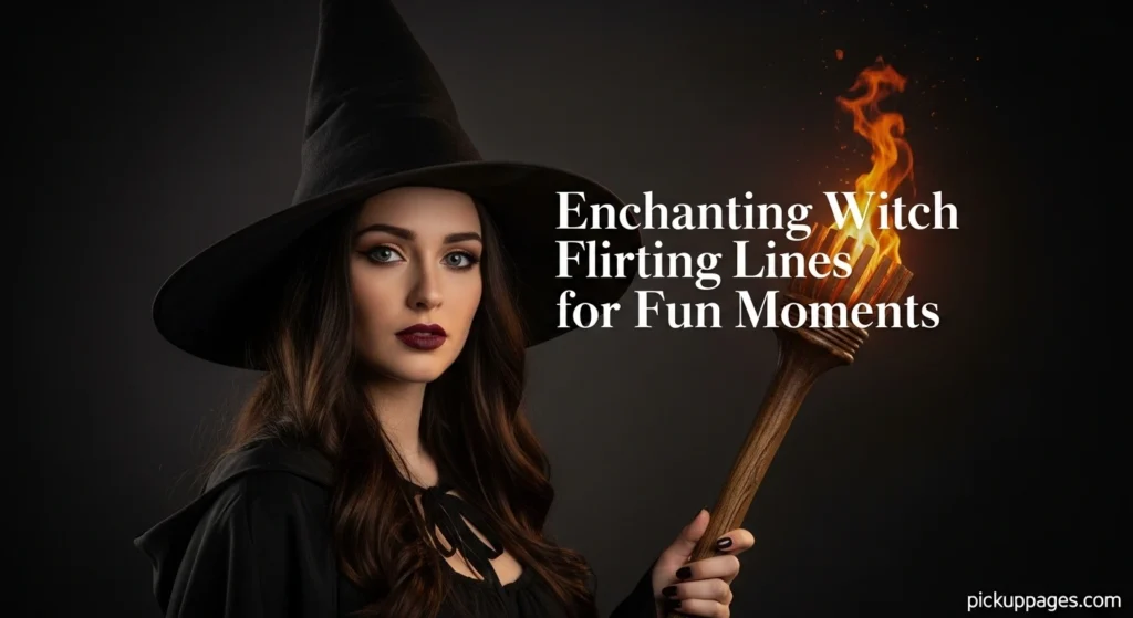 Enchanting Witch Flirting Lines for Fun Moments