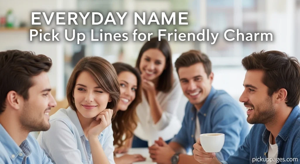 Everyday Name Pick Up Lines for Friendly Charm