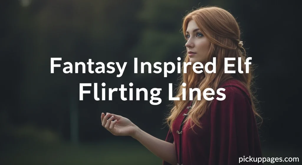 Fantasy Inspired Elf Flirting Lines