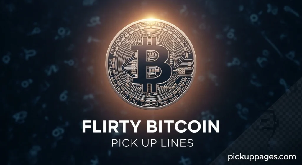 Flirty Bitcoin Pick Up Lines