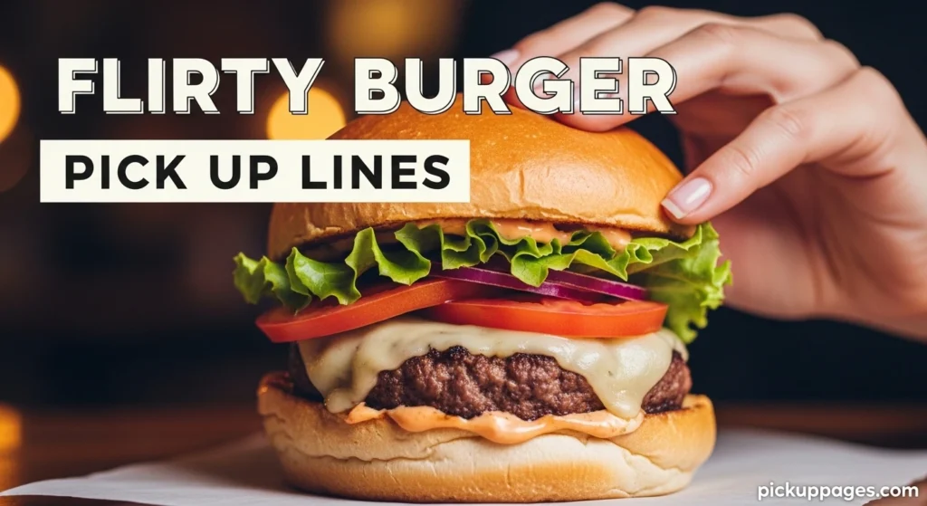 Flirty Burger Pick Up Lines