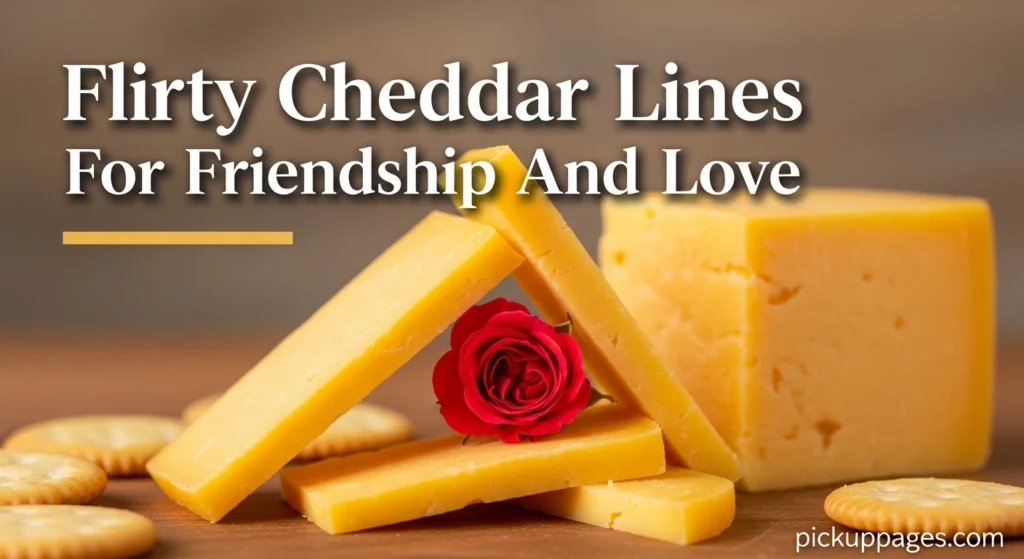 Flirty Cheddar Lines For Friendship And Love