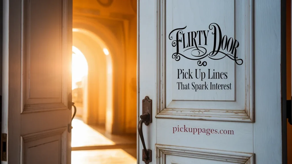 Flirty Door Pick Up Lines That Spark Interest