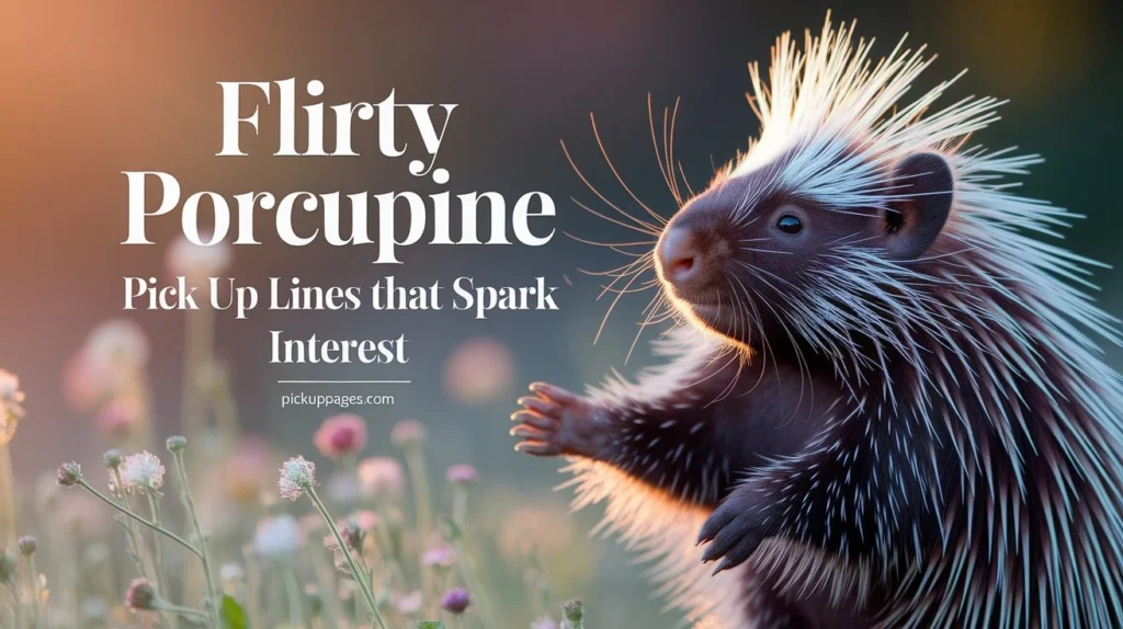 Flirty Porcupine Pick Up Lines That Spark Interest