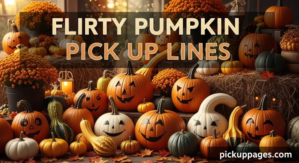 Flirty Pumpkin Pick Up Lines