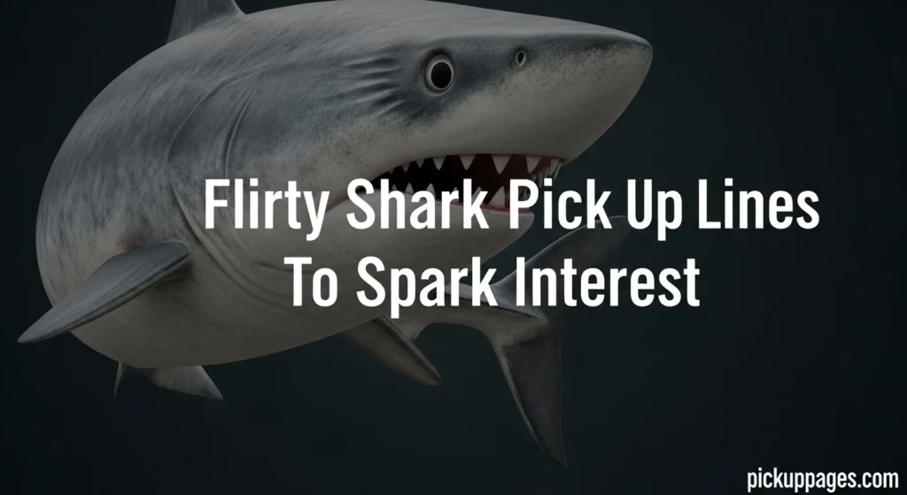 Flirty Shark Pick Up Lines To Spark Interest