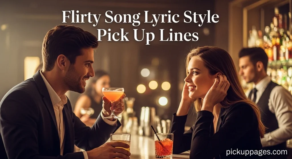 Flirty Song Lyric Style Pick Up Lines