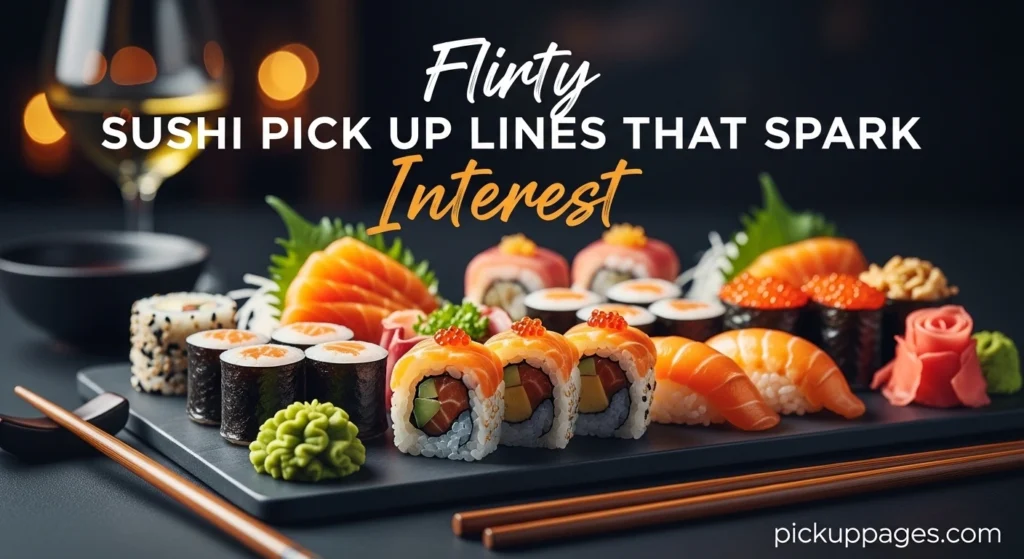 Flirty Sushi Pick Up Lines That Spark Interest
