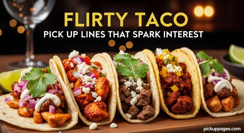 Flirty Taco Pick Up Lines That Spark Interest