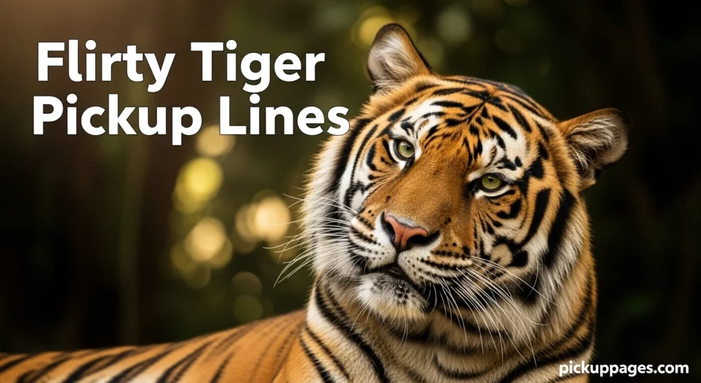 Flirty Tiger Pickup Lines