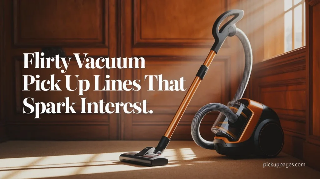 Flirty Vacuum Pick Up Lines That Spark Interest