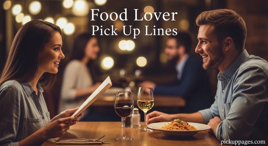 Food Lover Pick Up Lines