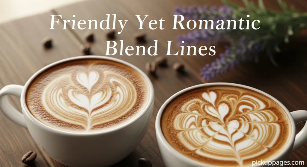 Friendly Yet Romantic Blend Lines