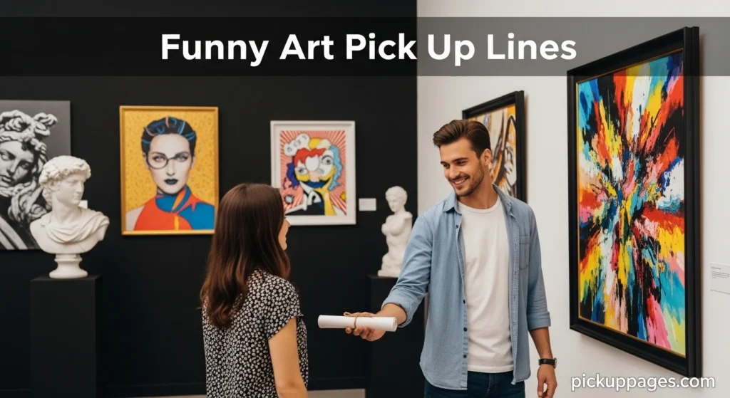 Funny Art Pick Up Lines