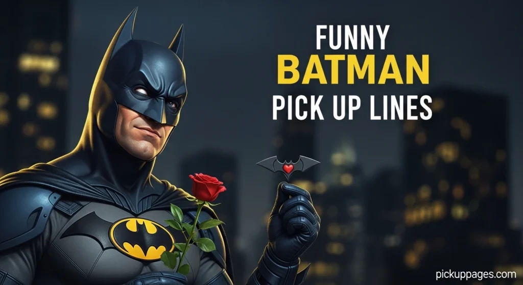 Funny Batman Pick Up Lines