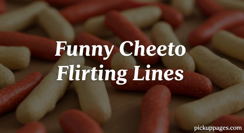Funny Cheeto Flirting Lines