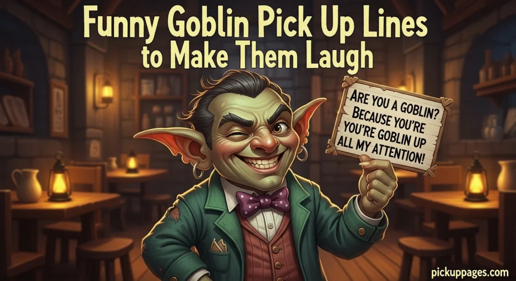Funny Goblin Pick Up Lines to Make Them Laugh