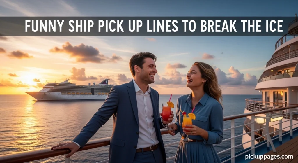 Funny Ship Pick Up Lines to Break the Ice