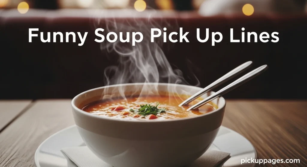 Funny Soup Pick Up Lines