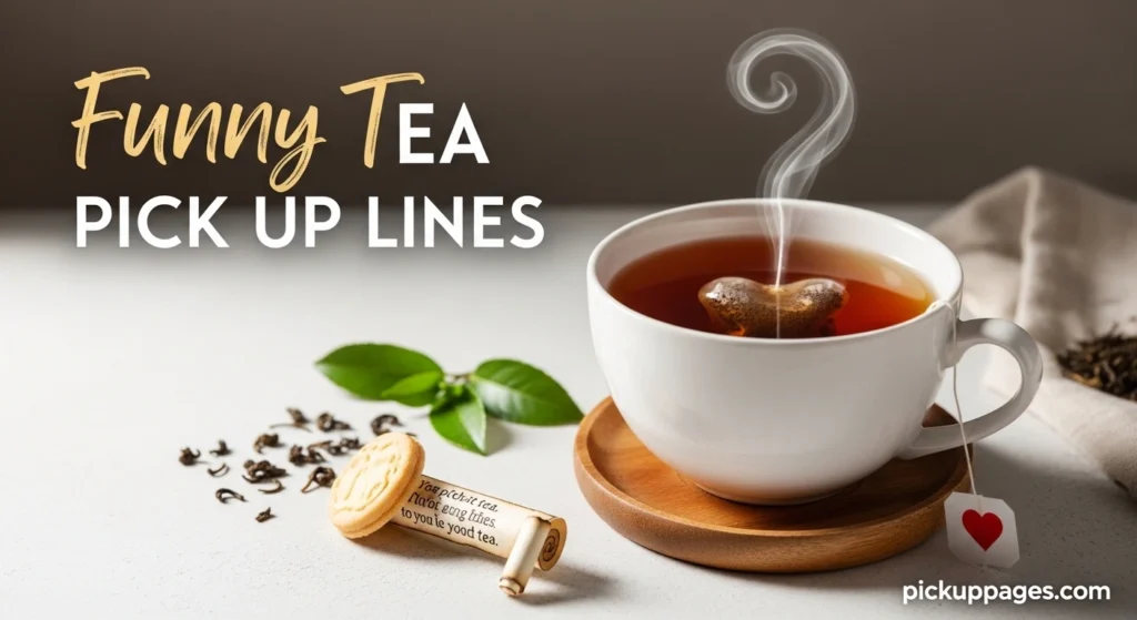 Funny Tea Pick Up Lines