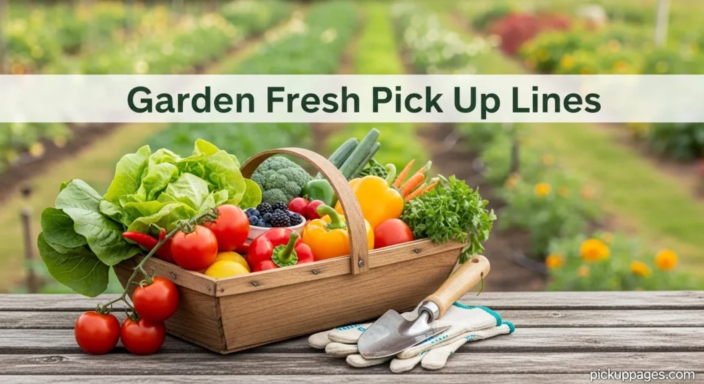 Garden Fresh Pick Up Lines