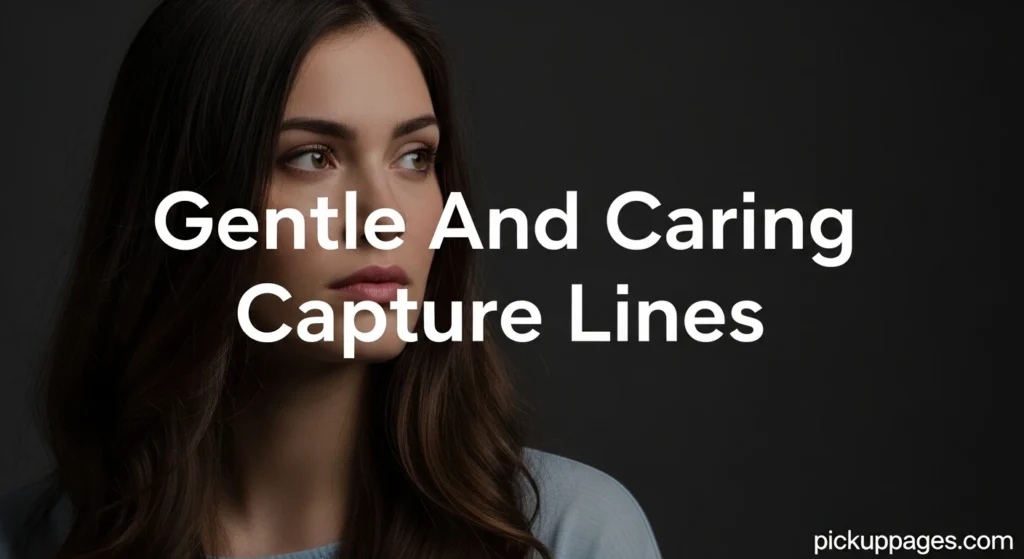 Gentle And Caring Capture Lines