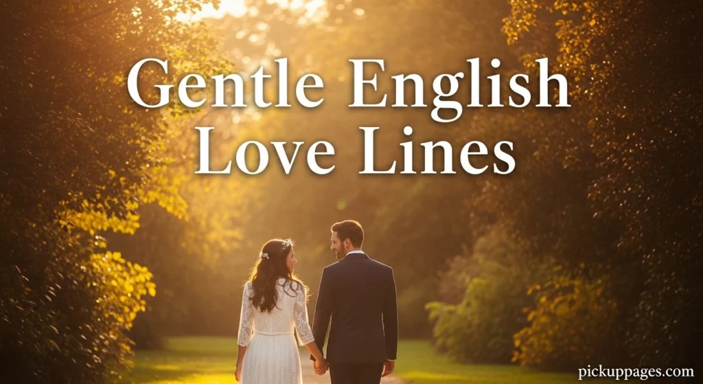 Gentle English Love Lines