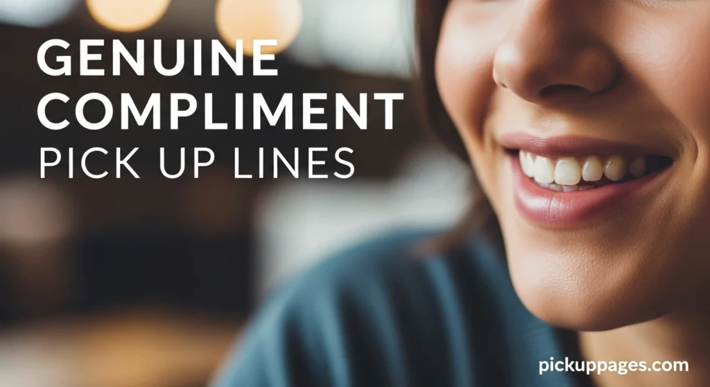 Genuine Compliment Pick Up Lines