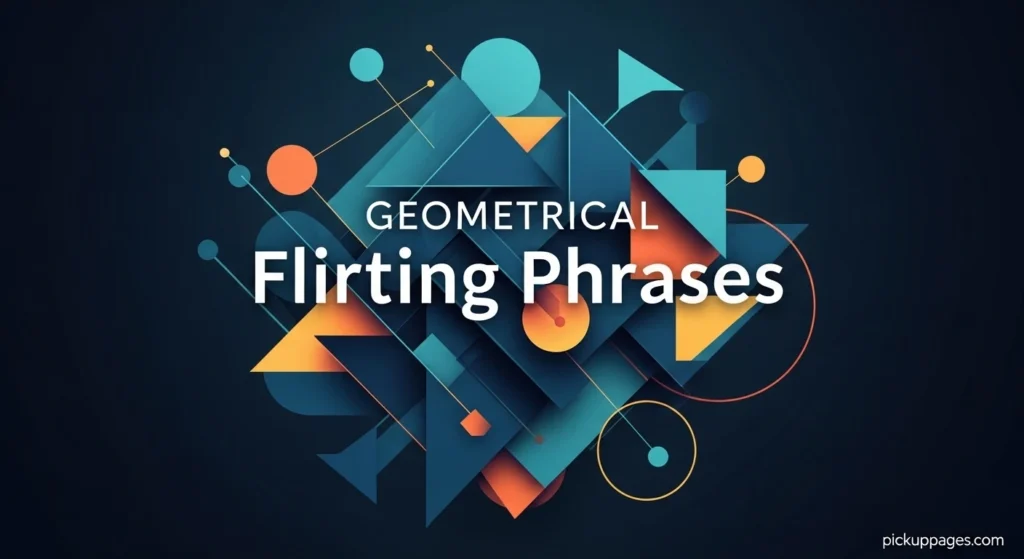 Geometrical Flirting Phrases