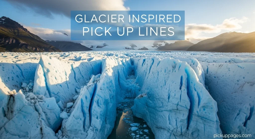 Glacier Inspired Pick Up Lines