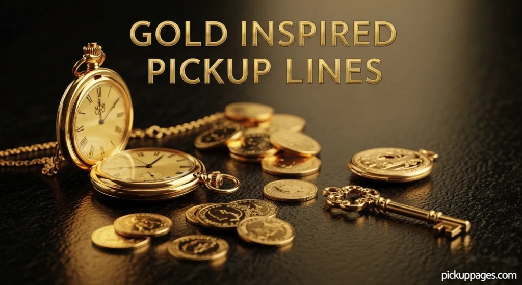 Gold Inspired Pickup Lines