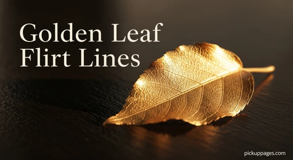 Golden Leaf Flirt Lines