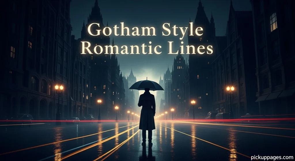 Gotham Style Romantic Lines